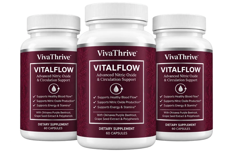 VitalFlow 3 BOTTLES bottles pack